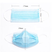 Custom Medical Surgical Hospital Disposable 3ply Face Mask